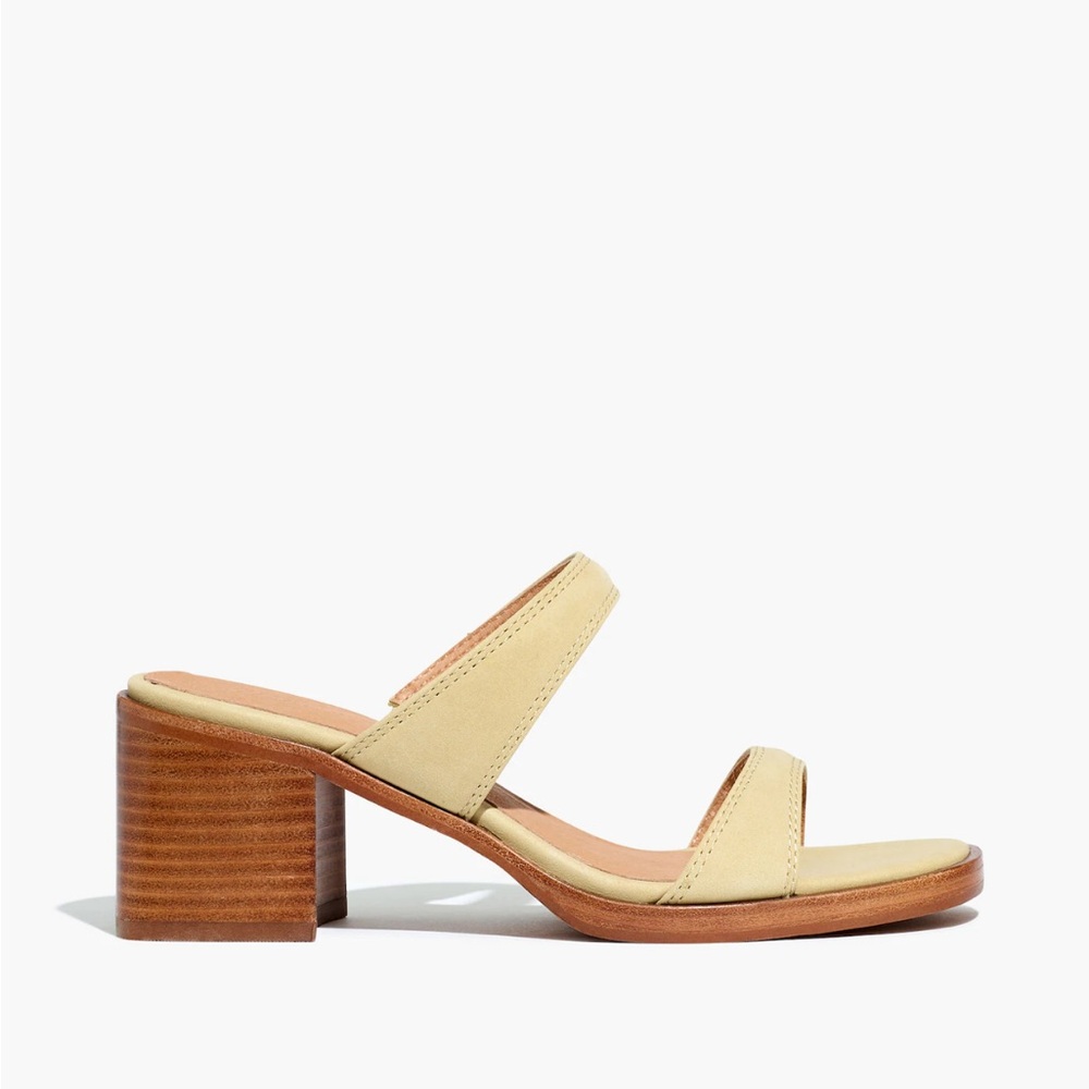 Madewell The Saige Double-Strap Sandal in Nubuck Leather